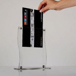 定制直銷亞克力展示架與有機玻璃抽取式T型相架 提升辦公展示的專業之選